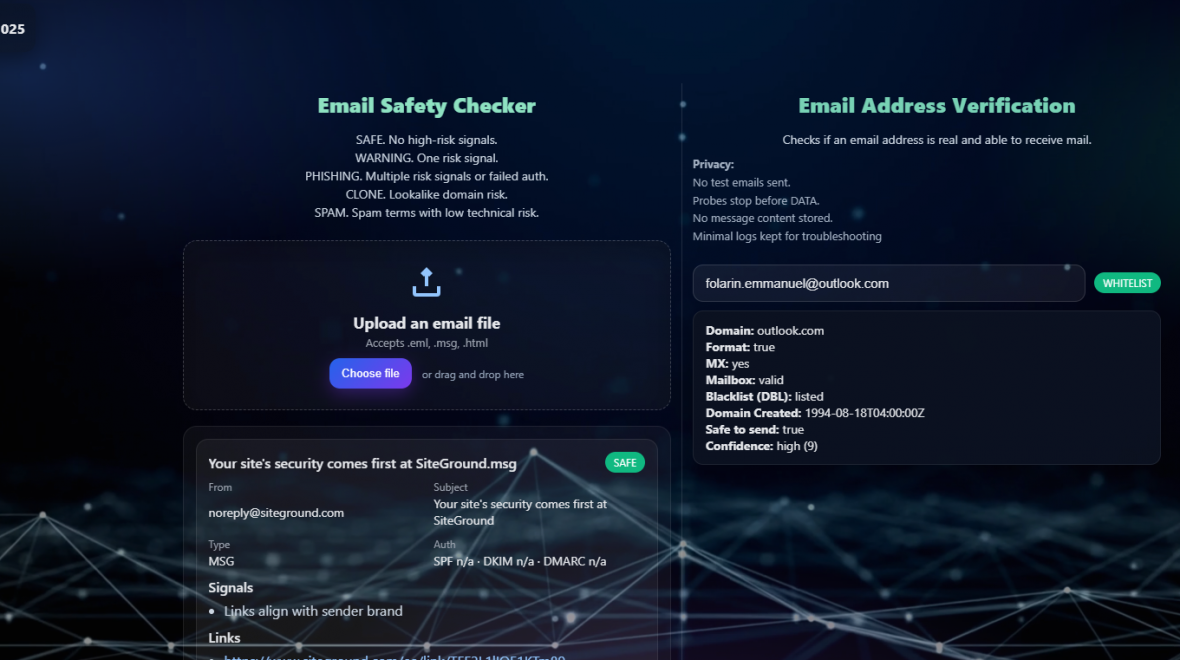 Introducing Eschecker 0.1